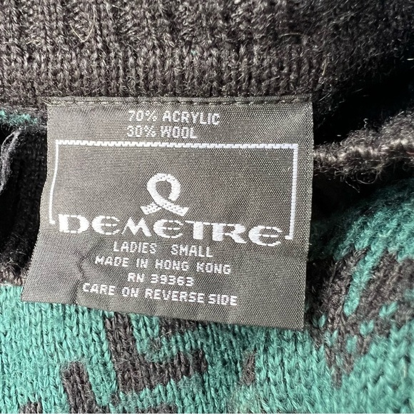 Vintage Demeter Sweater Women’s Size Small - Picture 7 of 8